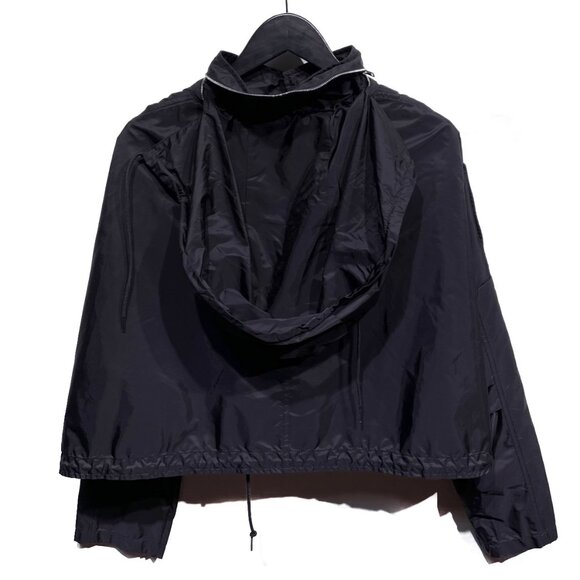 Prada 2019 Black Cropped Windbreaker Jacket - Picture 4 of 9